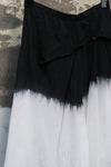 Marc Le Bihan 2502 colorblock skirt France Handmade MLB-2502-HEIBAI Black and white